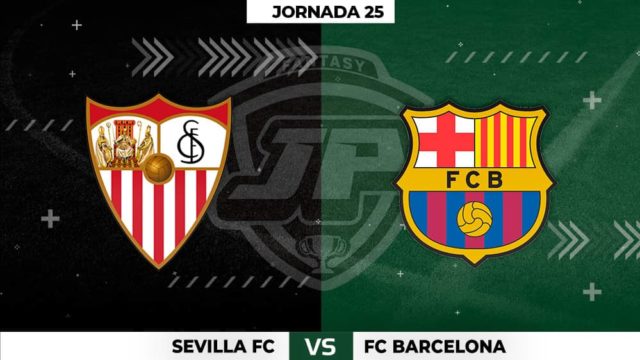 Alineaciones Sevilla - Barça Jornada 25