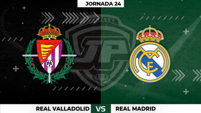 Alineaciones Valladolid - Real Madrid Jornada 24