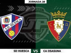 Alineaciones Huesca - Osasuna Jornada 28