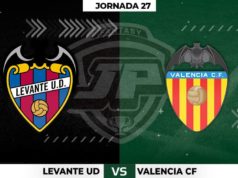 Alineaciones Levante - Valencia Jornada 27