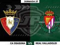 Alineaciones Osasuna - Valladolid Jornada 27