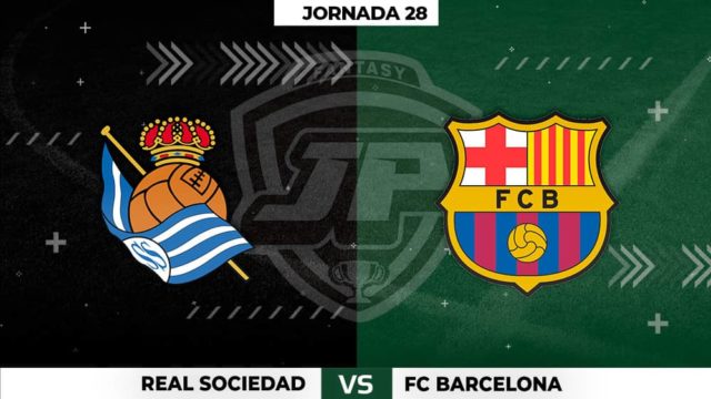 Alineaciones Real Sociedad - Barcelona Jornada 28