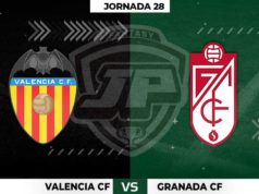 Alineaciones Valencia - Granada Jornada 28