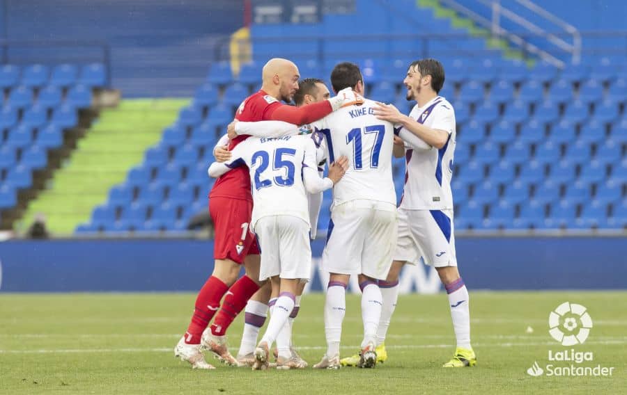 El Eibar celebra la victoria