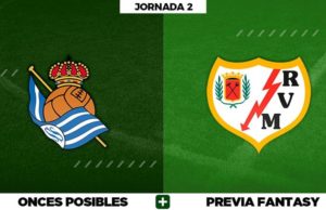 Alineaciones Real Sociedad - Rayo en Biwenger, Comunio y Fantasy