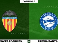 Alineaciones Valencia - Alavés en Biwenger, Comunio y Fantasy