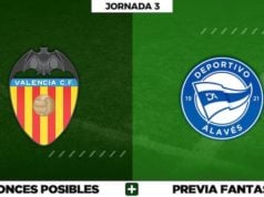 Alineaciones Valencia - Alavés en Biwenger, Comunio y Fantasy