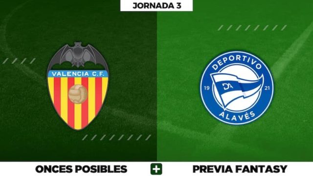 Alineaciones Valencia - Alavés en Biwenger, Comunio y Fantasy