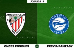 Alineaciones Posibles del Athletic - Alavés - Jornada 8