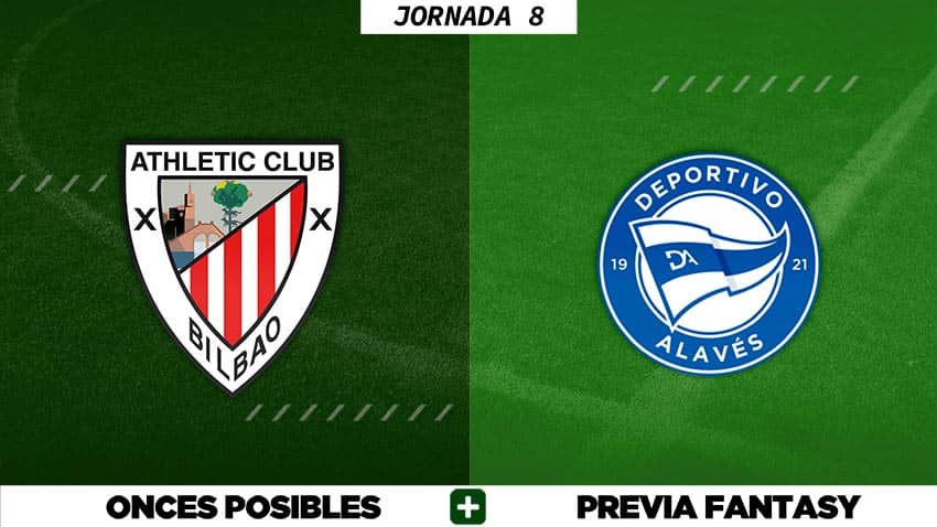 Alineaciones Posibles del Athletic - Alavés - Jornada 8