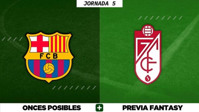 Barça - Granada Alineaciones Posibles del Barça - Granada - Jornada 5