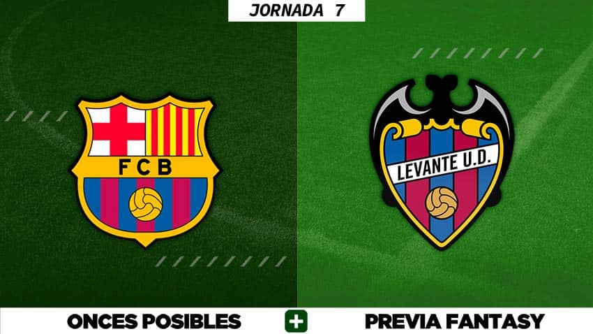 Alineaciones Posibles del Barça - Levante - Jornada 7