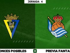 Alineaciones Posibles del Cádiz - Real Sociedad - Jornada 4