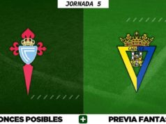 Alineaciones Posibles del Celta - Cádiz - Jornada 5