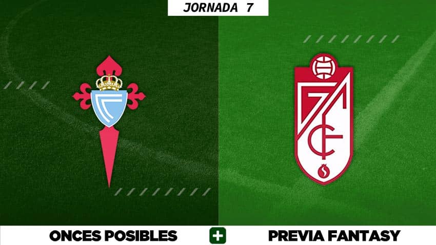 Alineaciones Posibles del Celta - Granada - Jornada 7