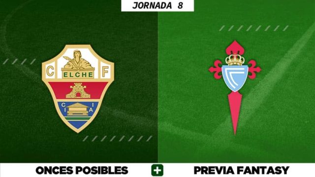 Alineaciones Posibles del Elche - Celta - Jornada 8