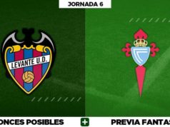 Alineaciones Posibles del Levante - Celta - Jornada 6