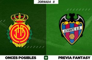 Alineaciones Posibles del Mallorca - Levante - Jornada 8