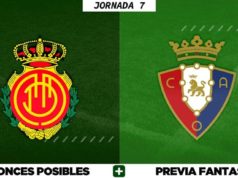 Alineaciones Posibles del Mallorca - Osasuna - Jornada 7