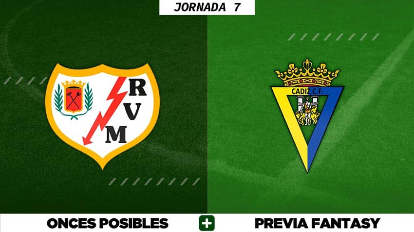 Alineaciones Posibles del Rayo - Cádiz - Jornada 7