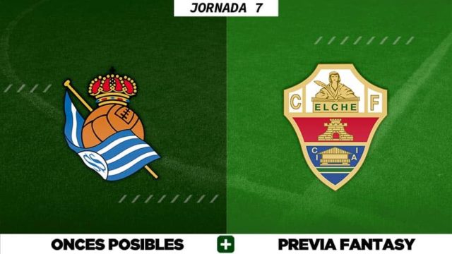 Alineaciones Posibles del Real Sociedad - Elche - Jornada 7