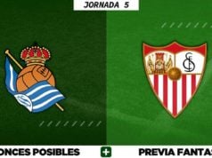 Alineaciones Posibles del Real Sociedad - Sevilla - Jornada 5