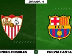 Alineaciones Posibles del Sevilla - Barça - Jornada 4