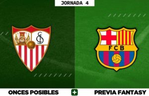 Alineaciones Posibles del Sevilla - Barça - Jornada 4