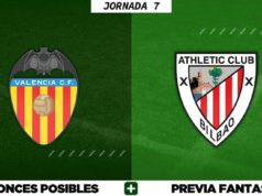 Alineaciones Posibles del Valencia - Athletic - Jornada 7