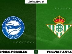 Alineaciones Posibles del Alavés - Betis - Jornada 9