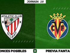 Alineaciones Posibles del Athletic - Villarreal - Jornada 10