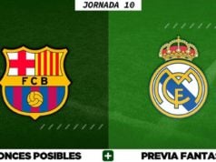 Alineaciones Posibles del Barça - Real Madrid - Jornada 10