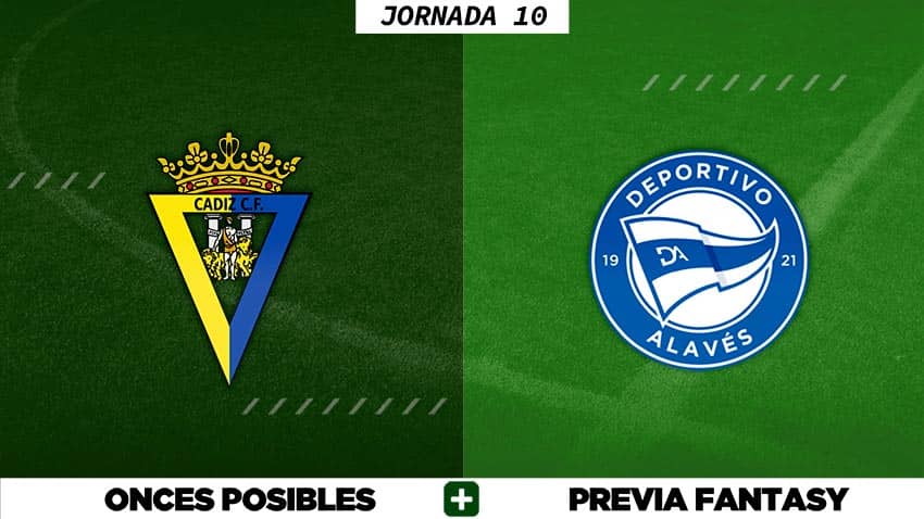 Alineaciones Posibles del Cádiz - Alavés - Jornada 10