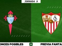 Alineaciones Posibles del Celta - Sevilla - Jornada 9