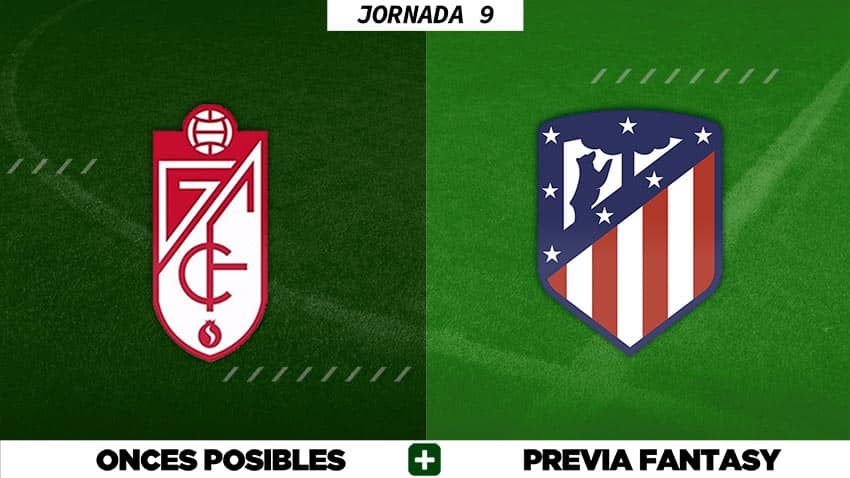 Alineaciones Posibles del Granada - Atlético de Madrid - Jornada 9
