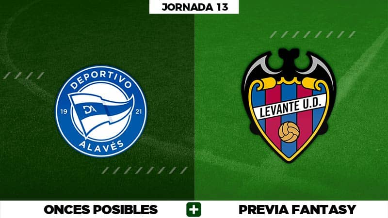 Alineaciones Posibles del Alavés - Levante - Jornada 13