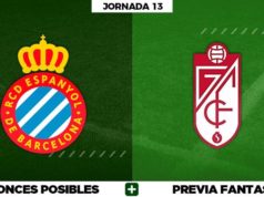 Alineaciones Posibles del Espanyol - Granada - Jornada 13