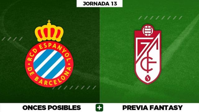Alineaciones Posibles del Espanyol - Granada - Jornada 13