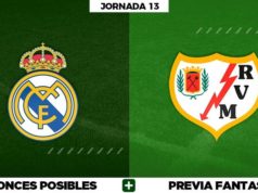 Alineaciones Posibles del Real Madrid - Rayo - Jornada 13