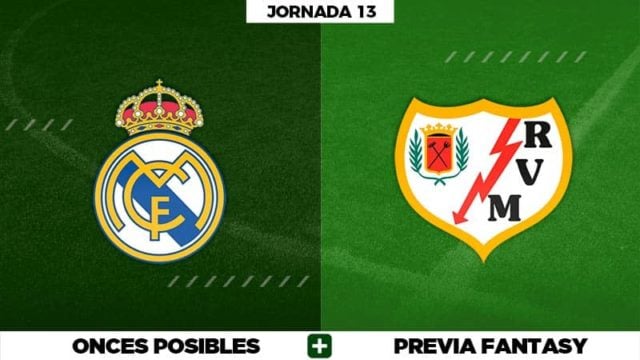 Alineaciones Posibles del Real Madrid - Rayo - Jornada 13