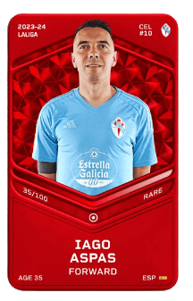 cartas sorare Iago Aspas