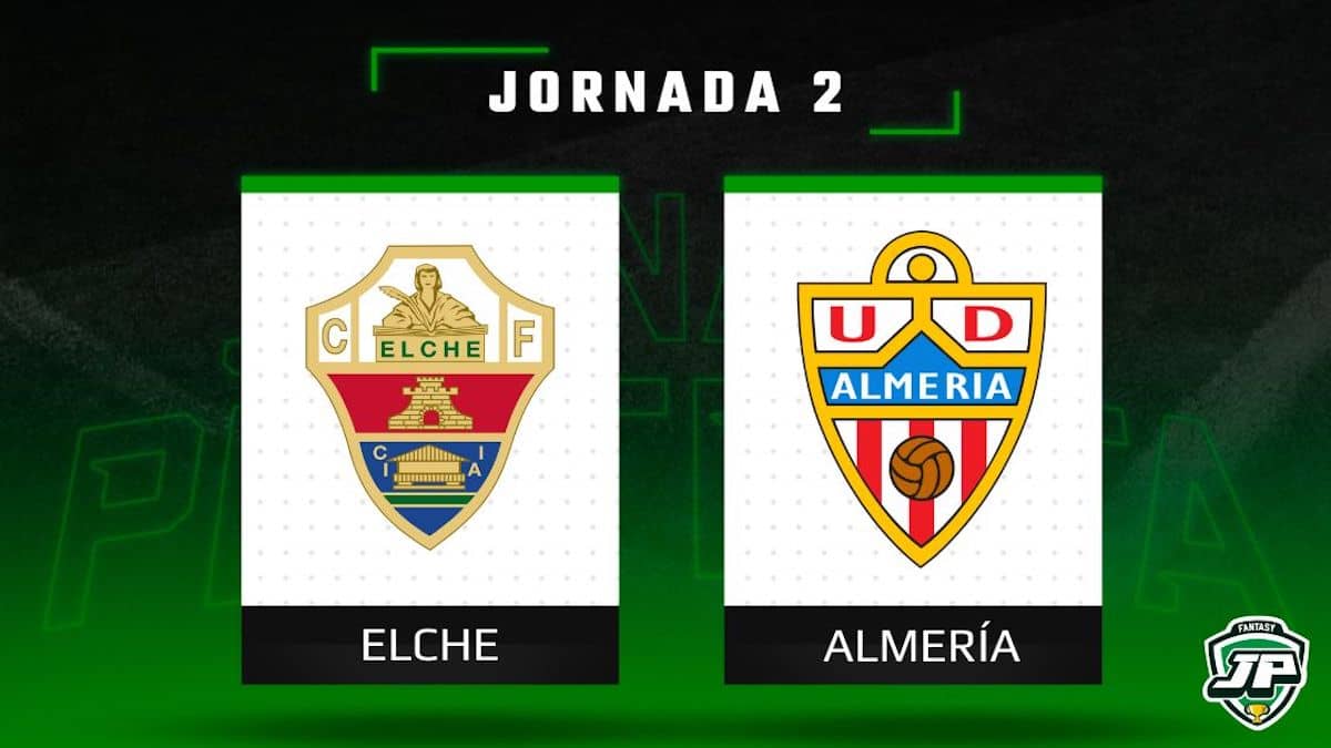 Alineaciones de ud almeria contra elche c. f.