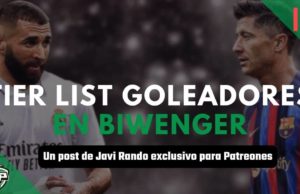 Tier List Goleadores - Biwenger