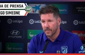 Diego Pablo Simeone: Rueda de Prensa, entrenador del Atlético