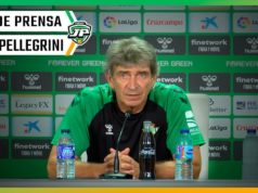 Manuel Pellegrini: Rueda de Prensa, entrenador del Betis