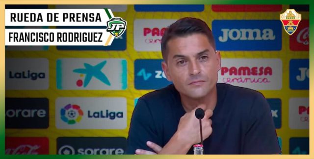 Francisco: Rueda de Prensa, entrenador del Elche