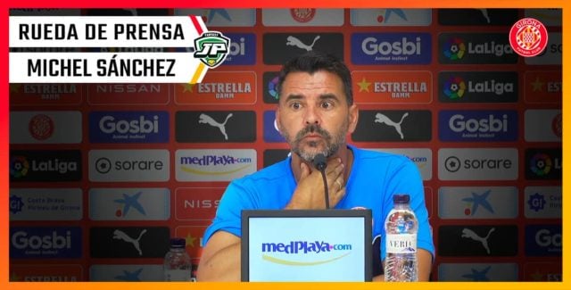 Míchel: Rueda de Prensa, entrenador del Girona