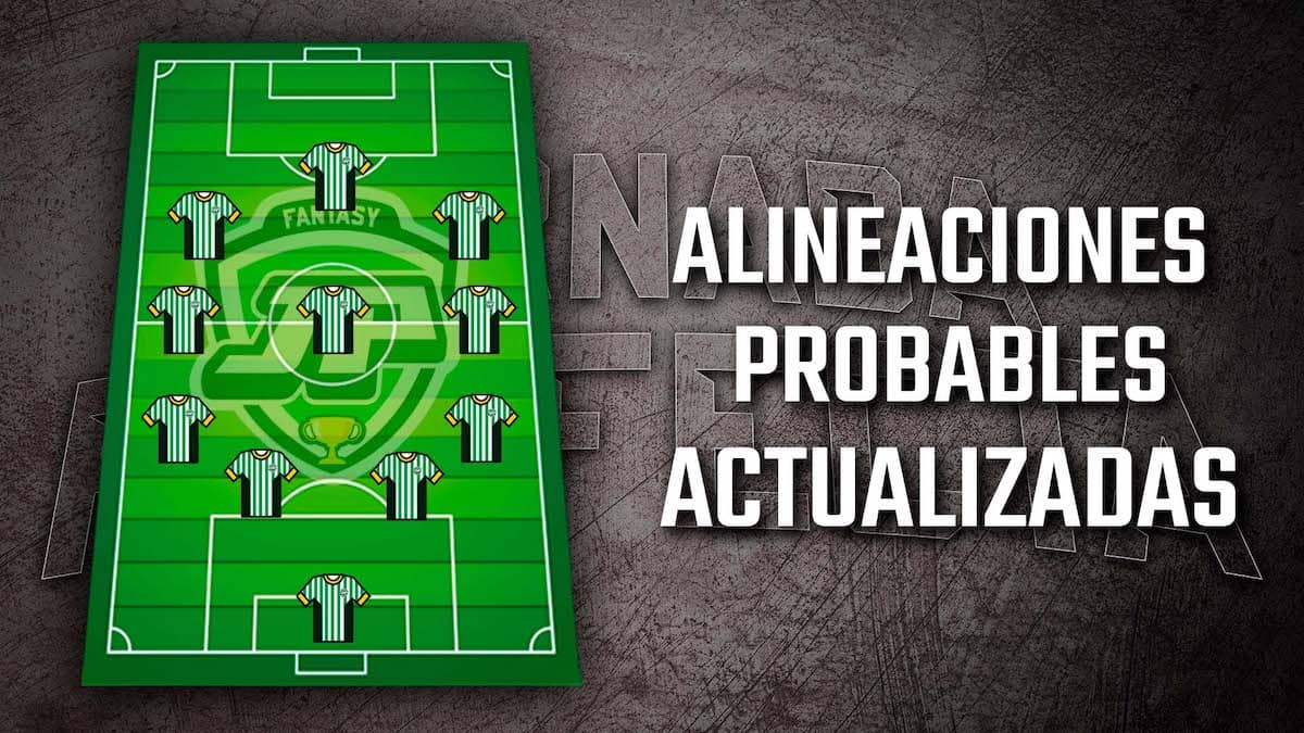 Posibles alineaciones jornada 6