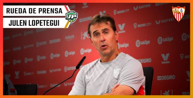 Julen Lopetegui: Rueda de Prensa, entrenador del Sevilla