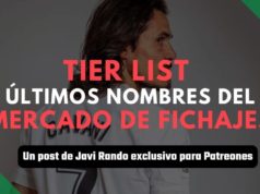 Tier List de Últimos Nombres del Mercado de Fichajes en Biwenger